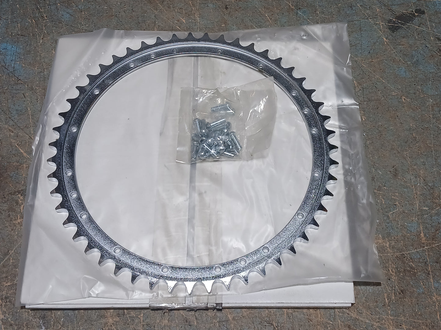 Panhead Shovelhead Rear Drum Brake Sprocket 51T Zinc Plated w/ Rivets