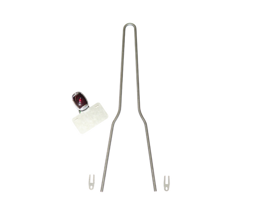 39" DIY Tall Sissy Bar Kit w/ Taillight & License Plate Bracket