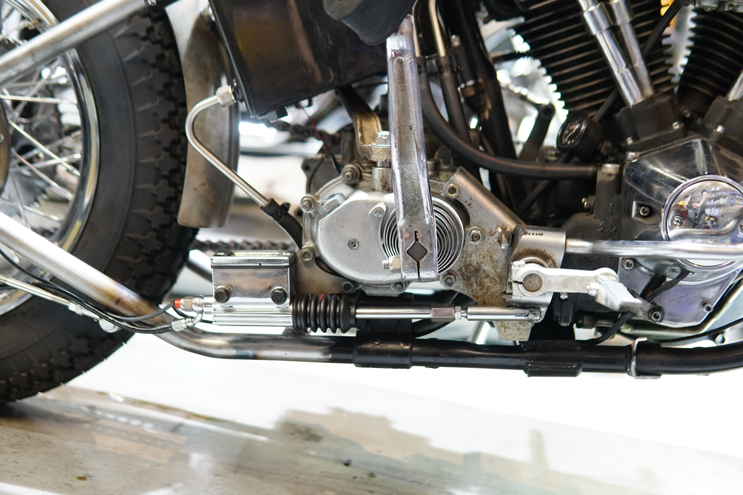 Shovelhead Master Cylinder Mount Bracket (Kelsey Style)